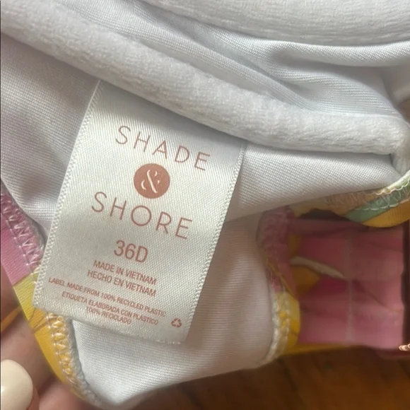 Floral Swim Top 36D - Picture 3 of 5